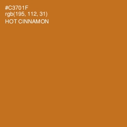 #C3701F - Hot Cinnamon Color Image